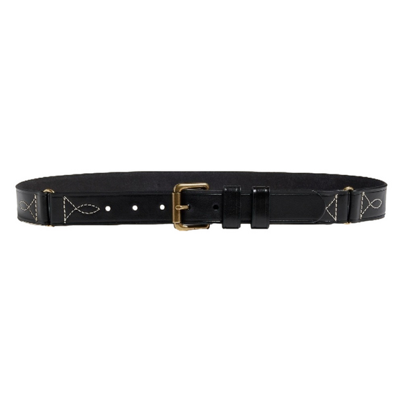 Banana Republic women’s Size XL Mesa embroidered leather belt black